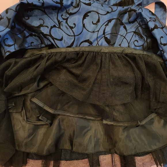 Jona Michelle baby girl Christmas black/blue formal dress set size 24m - Picture 2 of 5